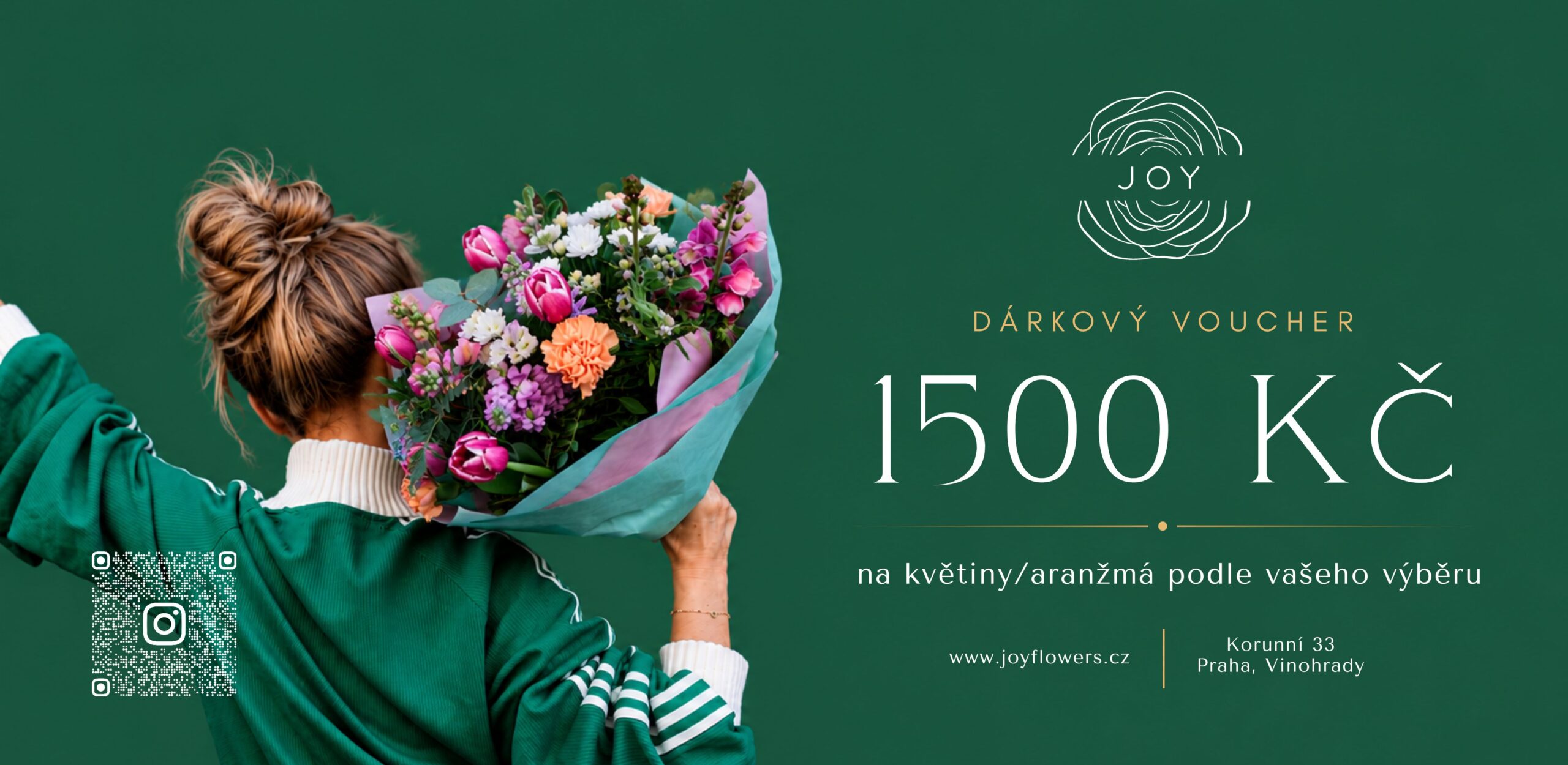 DÁRKOVÝ VOUCHER Dárkový voucher JOY Flowers